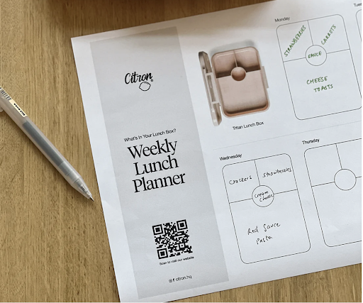 Lunchbox Planner - Free Downloads