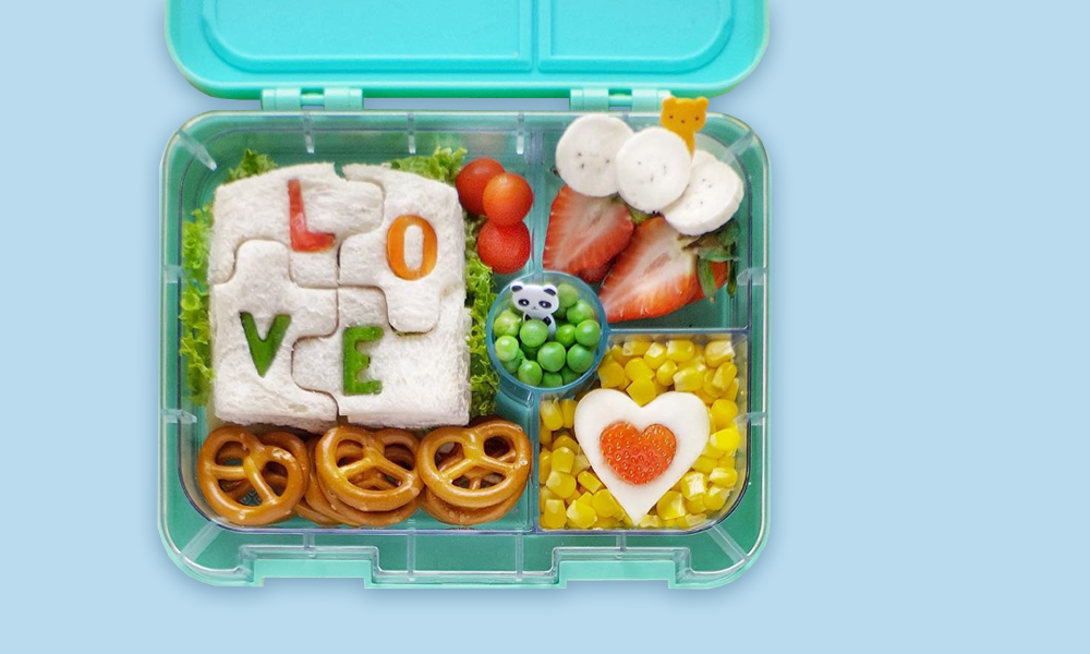 Vegetable Sandwich, Pretzels and Fruits