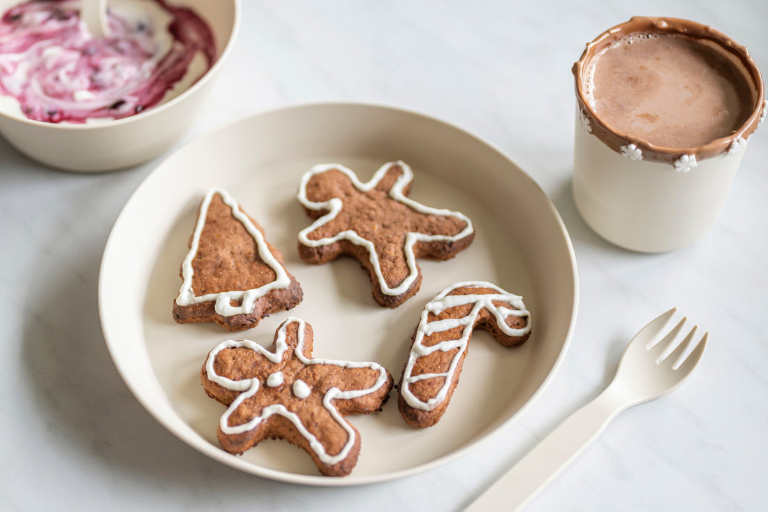 5 Ingredient Gingerbread Christmas Cookies