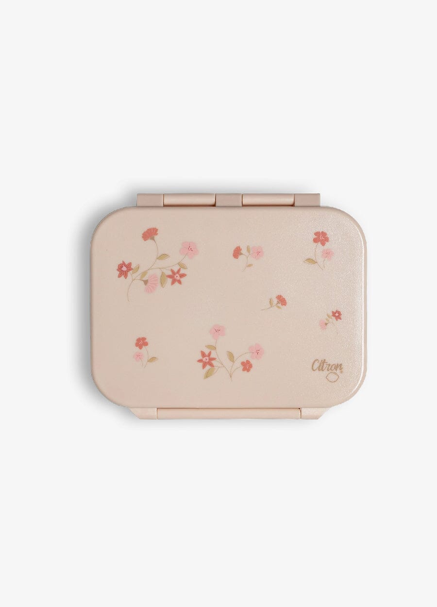 Tritan Snack Box - 3 compartment - Flowers