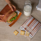كيس ساندوش قابل لأعادة الأستخدام - طقم من قطعتين - كراميل