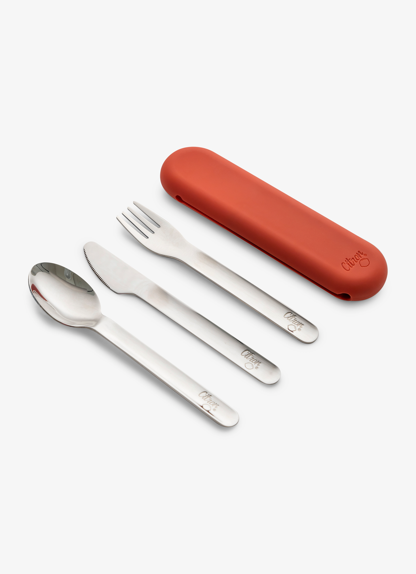 مجموعة أدوات المائدة من الفولاذ المقاوم للصدا - طوبي+ حقيبة